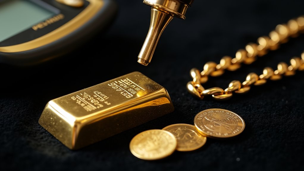 fake gold metal detection