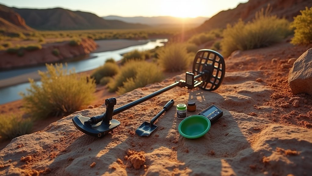 metal detecting for gold