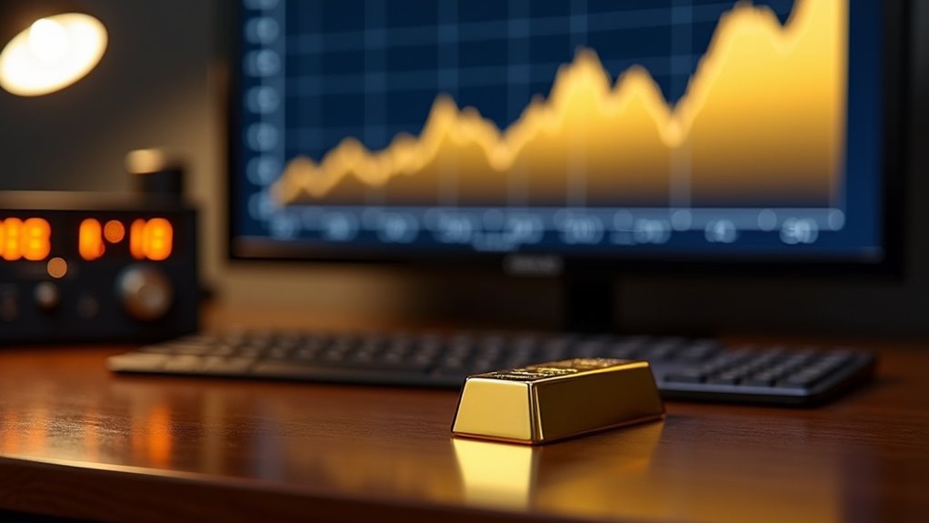 monthly gold price trends
