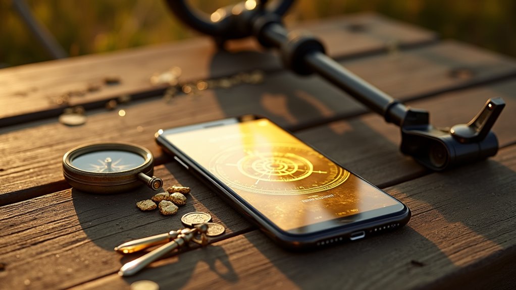 treasure hunting gold detection