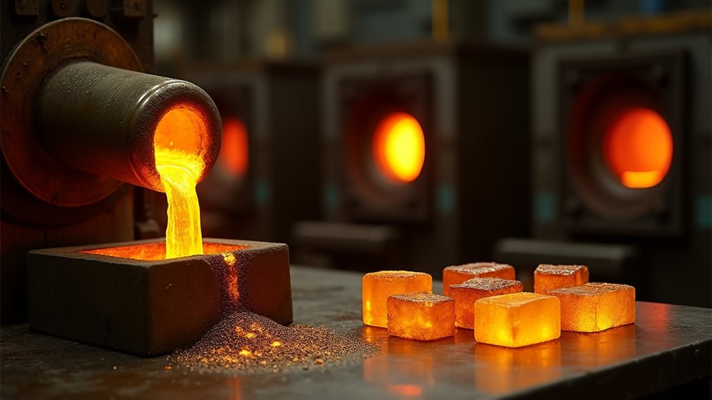 gold like metal production process