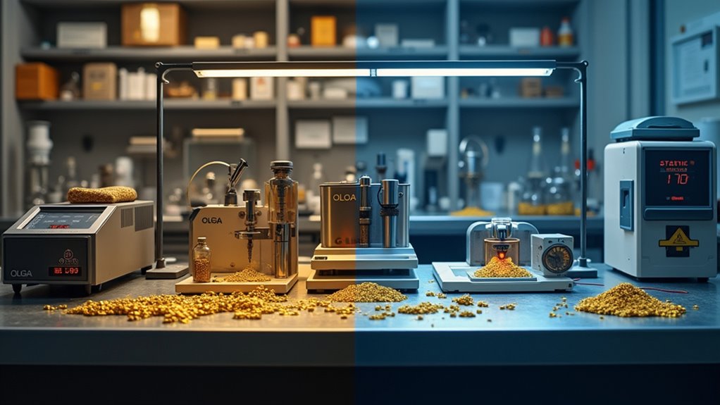 lab options for gold assaying