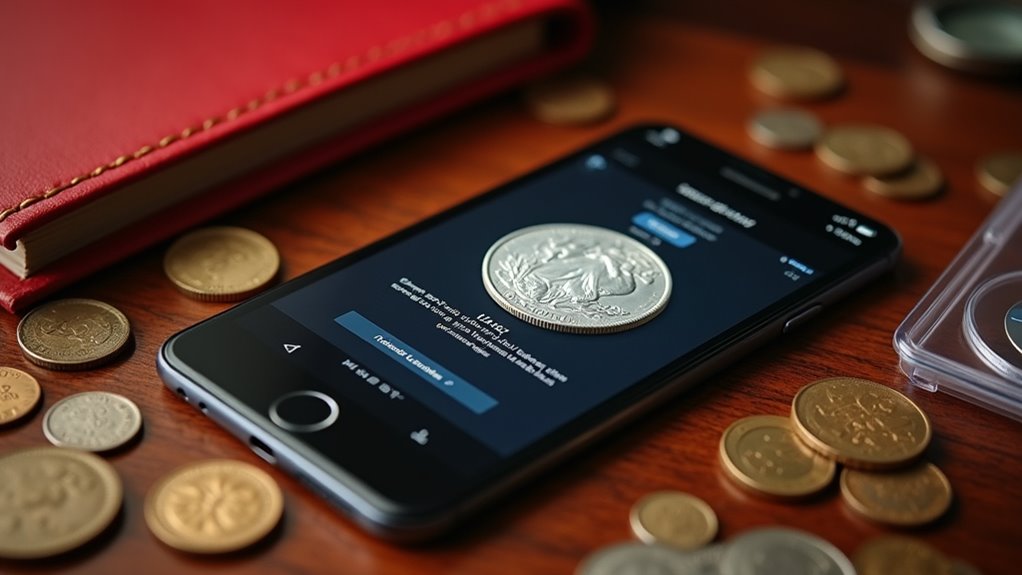 numismatic app collector features